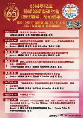 65周年校慶醫學院學術研討會