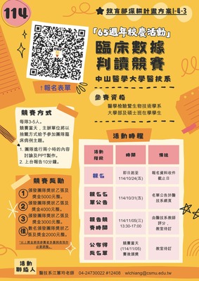 臨床數據判讀競賽